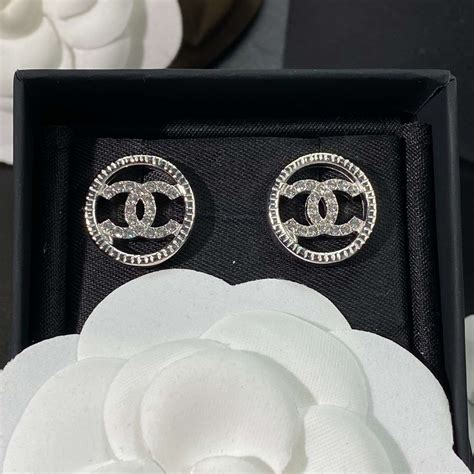 chanel earrings fake amazon|faux Chanel double c earrings.